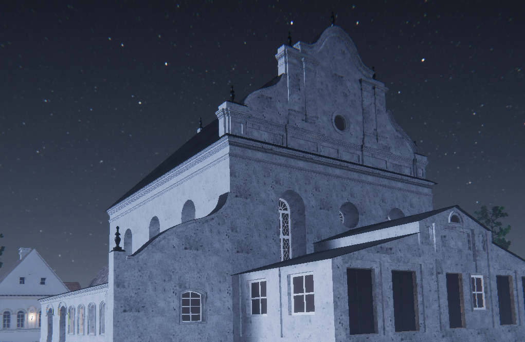VR-реконструкция синагоги, проект Belarus Shtetl, права на изображение принадлежат Центру белорусско-еврейского культурного наследия