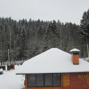 Гостевой домик в зимний период