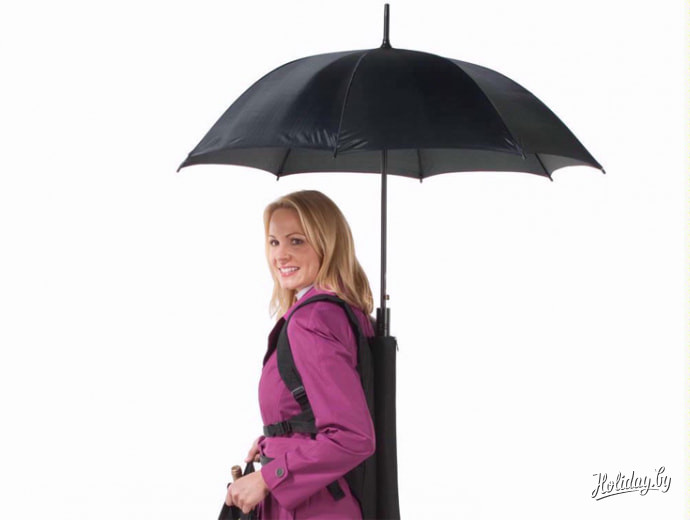 Зонт, который самостоятельно "держится" над головой пользователя