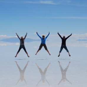 Фото недели: Самое большое соляное озеро в мире