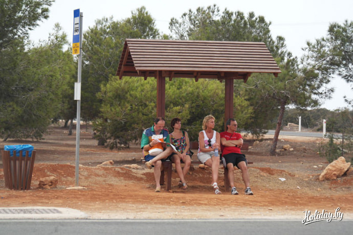 Остановка транспорта на мысе Греко, Кипр
