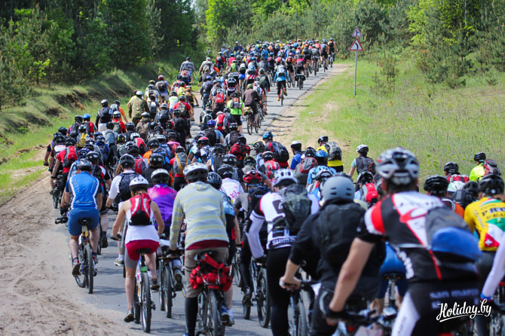 Старт веломарафона 