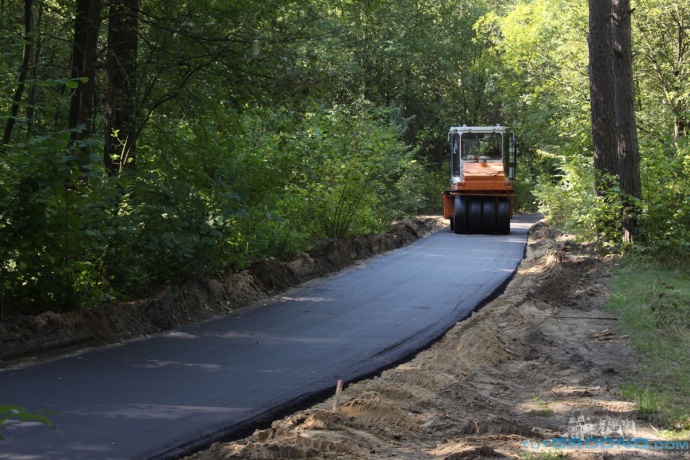 Строительство дорожки. Фото grodno24.com от 27 сентября