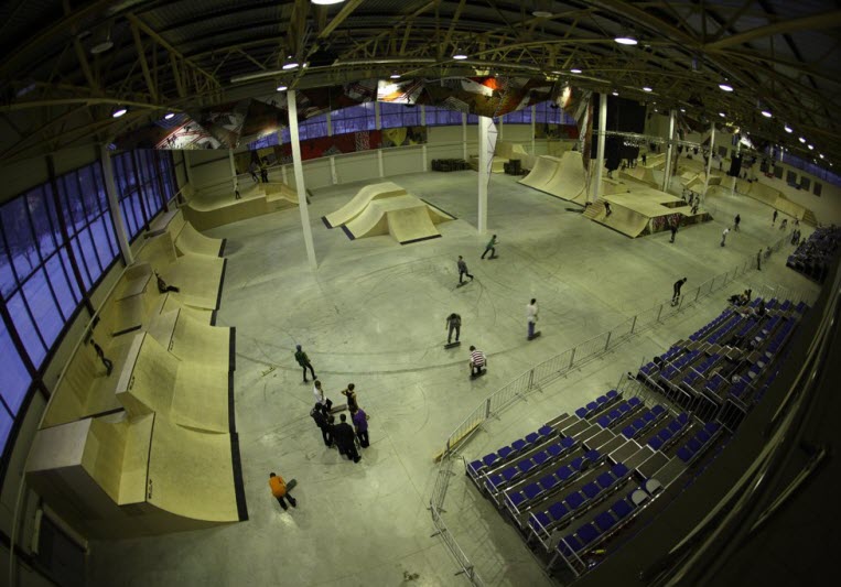 Крытый скейт-парк в Минске