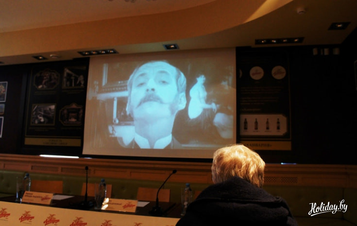 На встрече журналистам показали небольшой фильм о вкладе Кароля Чапского в развитие Минска 