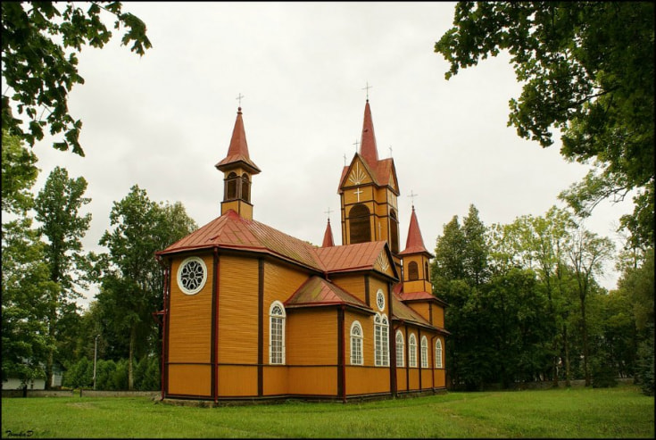 Костел в деревне Конвелишки (фото TomkaD)