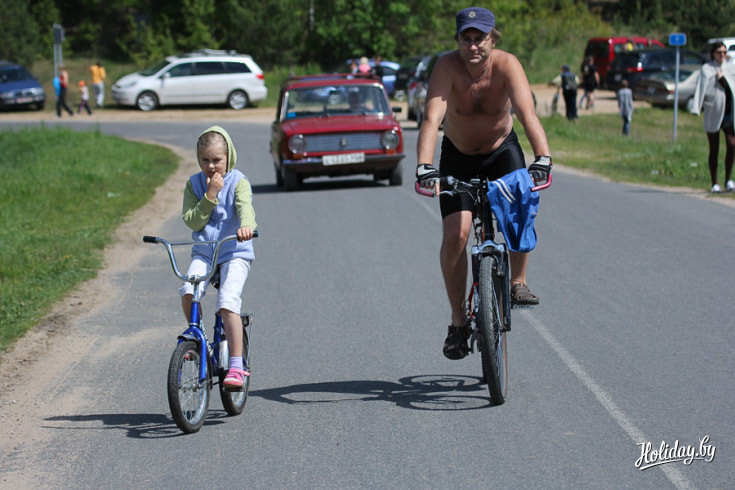 Юный участник марафона