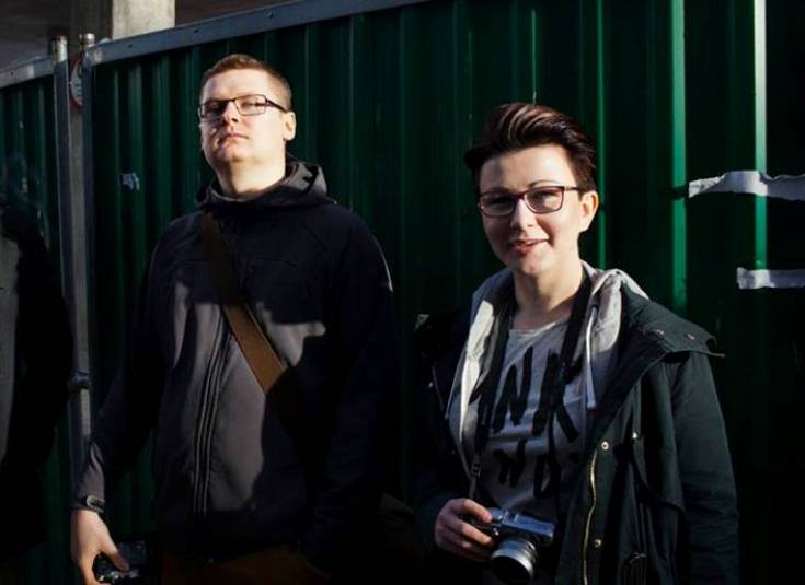 Катажина на фото справа