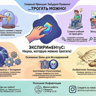 Выставка Интерактивный музей занимательных наук «Экспириментус»