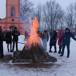 Праздник Масленица в Дукорском маентке