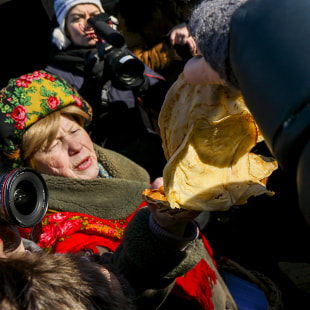 Праздник Шырокая Масленіца ў беларускім скансэне