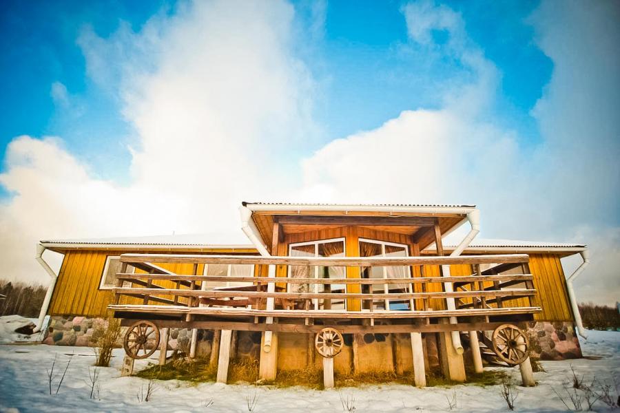 Зима в коттедже «Датский» в Браславском районе