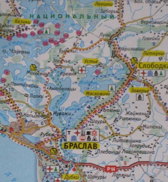 Карта проезда к усадьбе "У Борисовича"