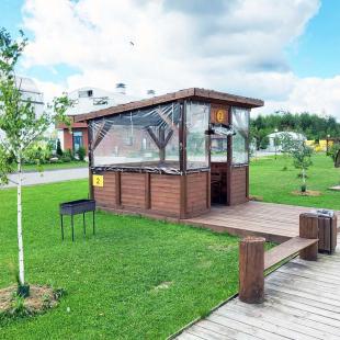 Беседки в загородном экопарке «Акварель»