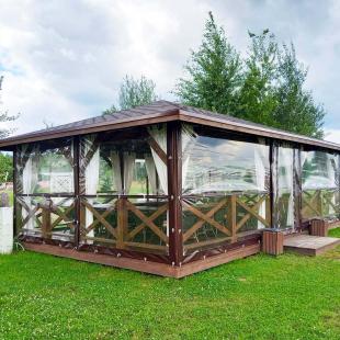 Беседки в загородном экопарке «Акварель»