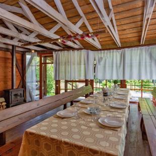 "Стекляшка" беседка для отдыха