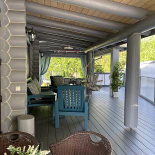 Беседка с барбекю в коттедже «Парадиз» под Минском