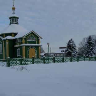 Зима в усадьбе "Каля Нёмана"