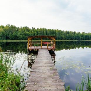 Территория усадьбы "Бабарики" в Витебской области