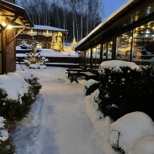 Территория Усадьбы Зимой