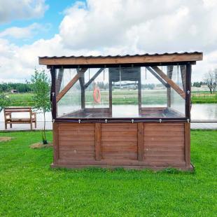 Беседки в загородном экопарке «Акварель»