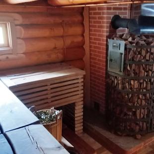 Баня в Eco Holiday Village в загородном комплексе экопарк "Акварель"