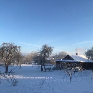 Зима в агроусадьбе Камяница