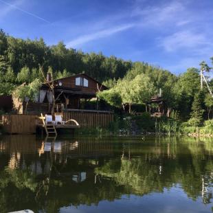 #1 Домик для двоих с бассейном баней и верандой  у Антила