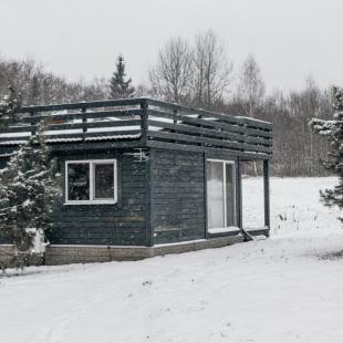 Зимний домик с САУНОЙ