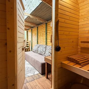 баня-бочка на 2-4 человека