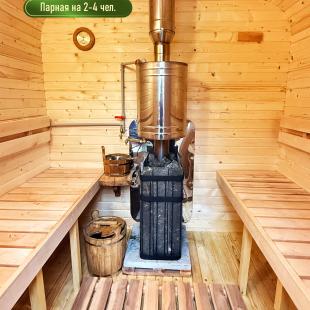 баня-бочка на 2-4 человека