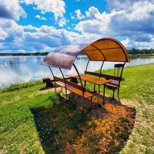 Беседки в загородном экопарке «Акварель»