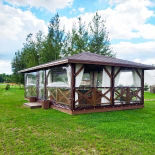 Беседки в загородном экопарке «Акварель»