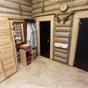 Баня в Eco Holiday Village в загородном комплексе экопарк "Акварель"