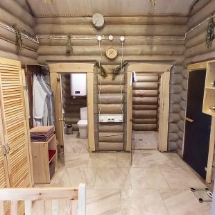 Баня в Eco Holiday Village в загородном комплексе экопарк "Акварель"