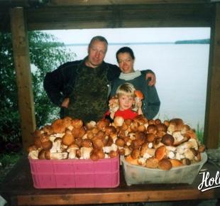 Сбор грибов в усадьбе "Охотничий стан" Могилевской области