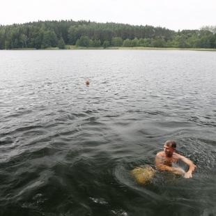 Озеро «Балдук» возле усадьбы «Ля Блакiтных азёр». Отдохнуть на озере в Белоруссии