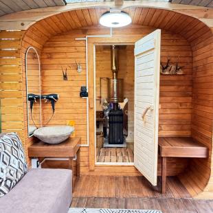 баня-бочка на 2-4 человека